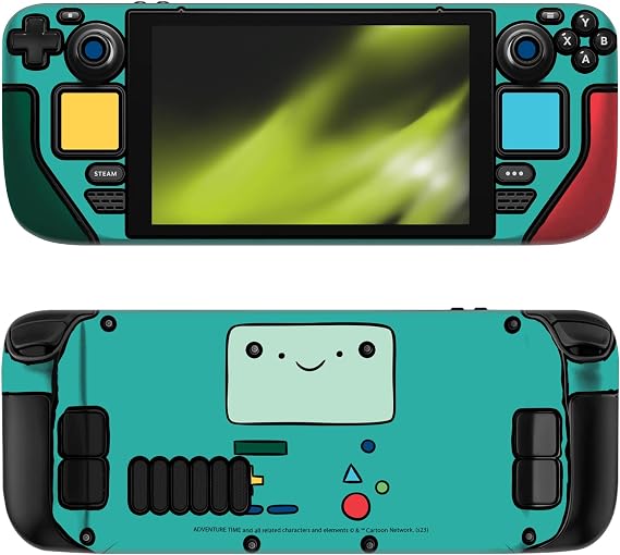 Head Case Designs Officially Licensed Adventure Time BMO Graphics Vinyl Sticker Skin Decal Cover Compatible with Valve Steam Deck