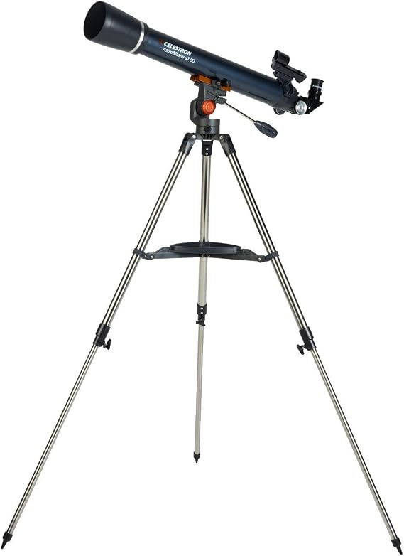 Celestron 21073 AstroMaster LT 60AZ Refractor Telescope, Dark Blue