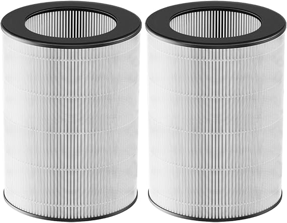 2 Pack DR-HPA019 Replacement Filter Compatible with Dreo Air Purifier Tower Fan MC710S, DR-HTF010S, 2-in-1 High-Efficiency Filtration Replacement Filter