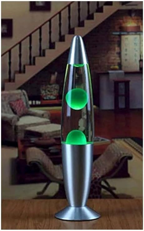 Bilger Büyük Boy Lav Lambası Lava Lamp 41 Cm, Yeşil, 10 x 10