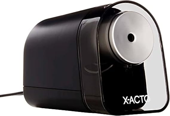 X-Acto XLR Electric Pencil Sharpener, Black, 1 Count - Back to School, Teacher, Classroom Supplies
