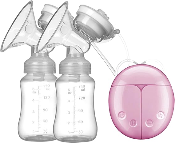 Electric Breast Pump, Electric Breast Pump - Double Breast Pump for Strong Suction Breastfeeding - Portable Milk Pump, Hands- Low Noise for Home Breastfeeding