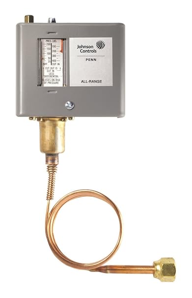 Johnson Controls P70AA-2C Pressure Control, 0 to 150 lb.