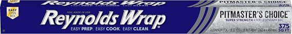 Reynolds Wrap Pitmaster's Choice Heavy Duty Aluminum Foil, 18in, 37.5sq ft
