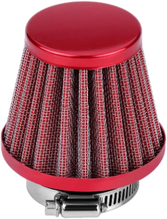 Double Cone Air Filters High Flow Inlet Filter Tapered Intake Modification For Car Motorcycle Off-road Vehicle(Black 01)