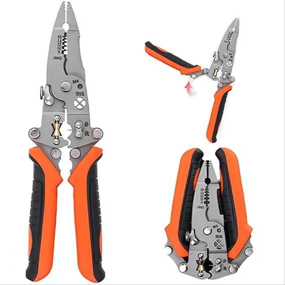 12-in-1 Multifunctional Wire Stripper, Foldable Wire Stripper