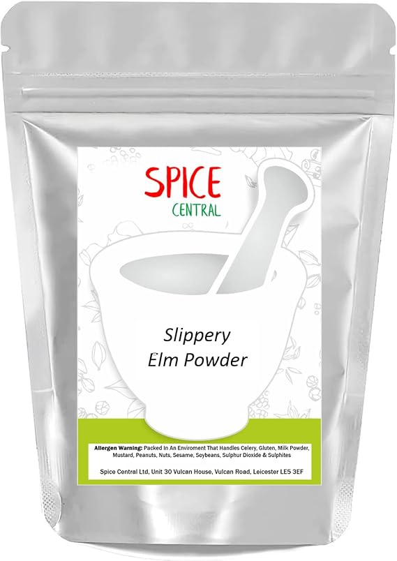 Spice Central Slippery Elm Bark Powder | Digestive Health Support Premium Quality! (100g)