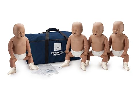 PRESTAN CPR Training Manikin, 4 Infant, Dark Tone