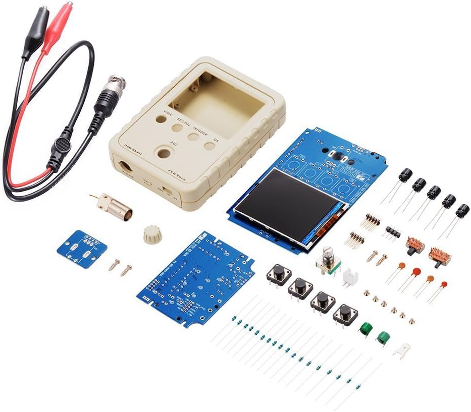 DollaTek DSO150 Digital Shell Oscilloscope 2.4" TFT 1Msps DIY Housing Probe Kit Electronic Training DIY kit