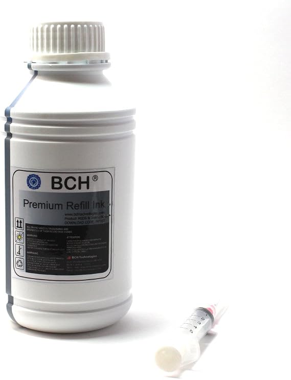 BCH Premium 500 ml (16.9 oz) Cyan Dye Ink for HP Printers