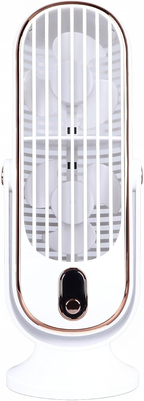 Desktop Tower Fan, Quiet Table Fan Oscillating Tower Table Fan USB Plug In Fan Table Tower Fan for Car Home (White)