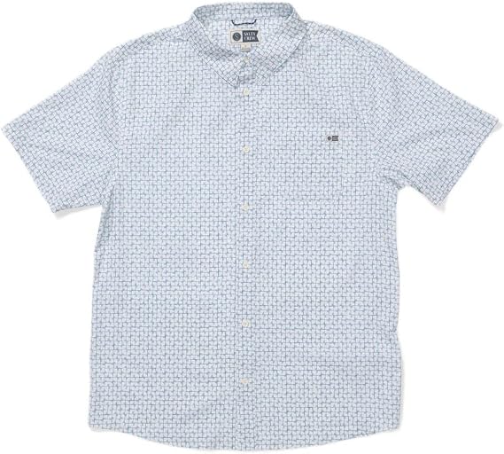 Breezer Perforated Button Up - Off White | Salty Crew
