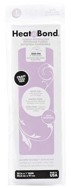 Thermoweb Heat'n Bond Craft Extra Firm Iron-On Fusible Interfacing-20 X36