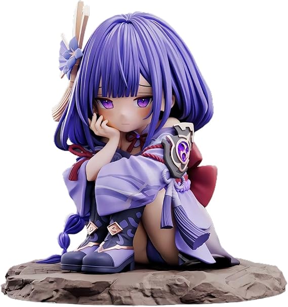 Genshin Raiden Shogun Mini Figure Beelzebul 5.5IN Game Character PVC Anime Model Toy