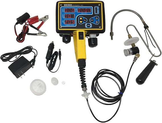 Bridge Analyzers 5-Gas Exhaust Analyzer CO, CO2, HC, O2, NOx for Vehicle Emissions Testing & Tailpipe Diagnostics