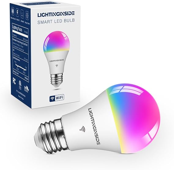 Lightinginside Smart Bulbs Compatible with Alexa/Google Home/SmartLife, 1PC
