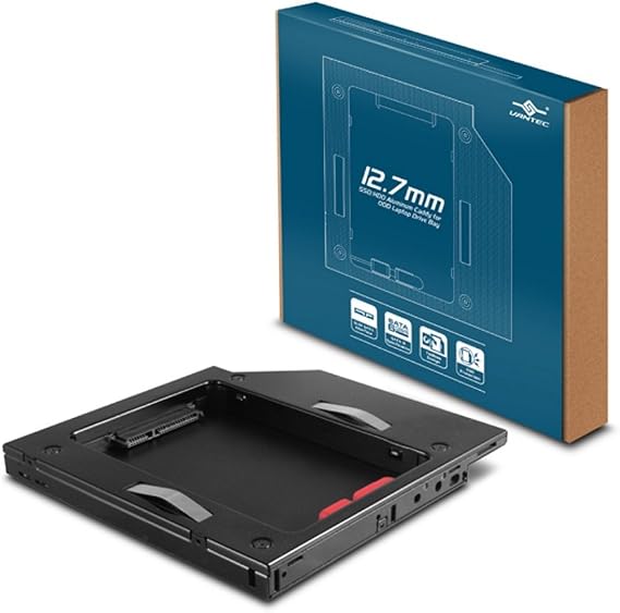Vantec Aluminum Caddy For 12.7mm Odd Laptop Drive Bay
