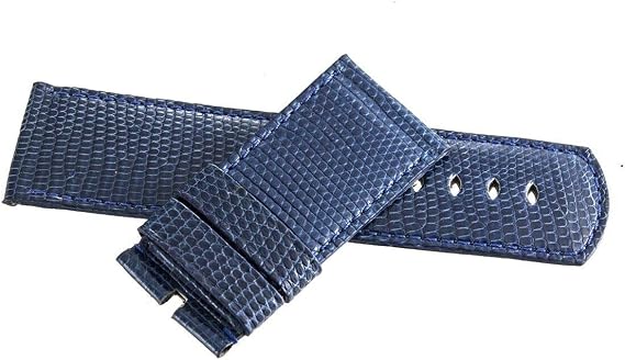 Locman Men's 31mm Blue Leather Watch Band Strap