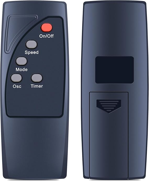 RETROSUN Replacement Remote Control Compatible with AMZ Basics 16" Pedestal Floor Fan FS40-10BR, Black