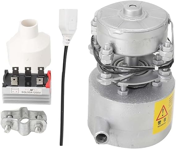 300W Small Hydro Generator, 110V/220V, Mini Water Turbine with Ballast, 50mm Connection, Hydro Power Generator for Home, Camping, Lighting, Charging 110V