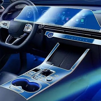 Car Center Console Screen Protective Film Anti-Scratch Repair Clear TPU Sticker Accessories,for Chery OMODA C5 2022 2023 2024