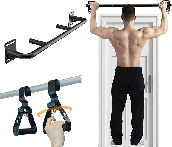Doorway Wall Pull Up Bar + Neutral Grip Pull Up Handles
