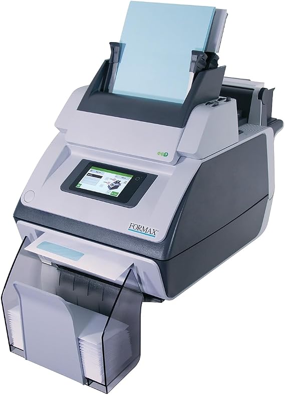 Formax FD6104 Model FD 6104 Paper Folder/Inserter, Up to 1350 Filled Envelopes Per Hour, 5" Color Touchscreen, Folding Capacity Up to 5 Sheets, Resettable Counter, Replacement for FD 6102 FD6102