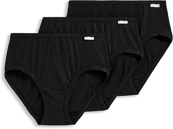 Jockey Women's Underwear 100% Cotton Elance Hipster - 3 Pack