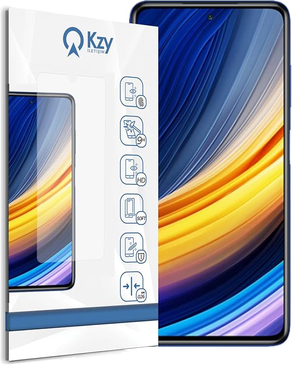 KZY Contact Tempered Screen Protector Unbreakable Glass compatible with Xiaomi Poco X3 Pro
