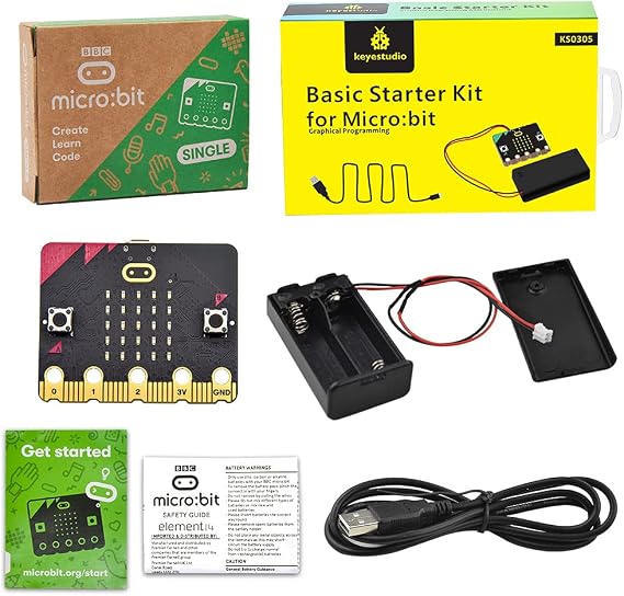KEYESTUDIO Micro:Bit V2 Starter Kit Microcontroller for Coding