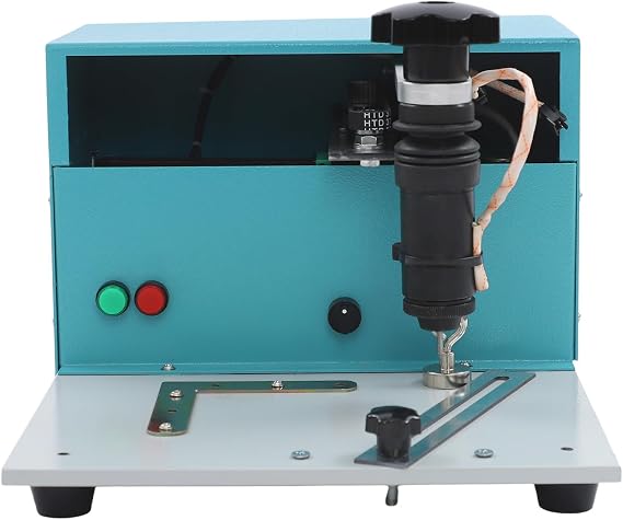 Electric Marking Machine, AC 110V Metal Engraving Machine, Desktop Computer-controlled Nameplates Signs Labeling Maker, 1.18-7.87in/s Speed Precision Driver USB Connection Marker, 10.63*14.17*7.87in