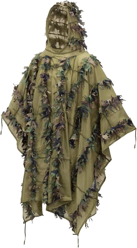 Helikon-Tex Leaf Ghillie Poncho US Woodland
