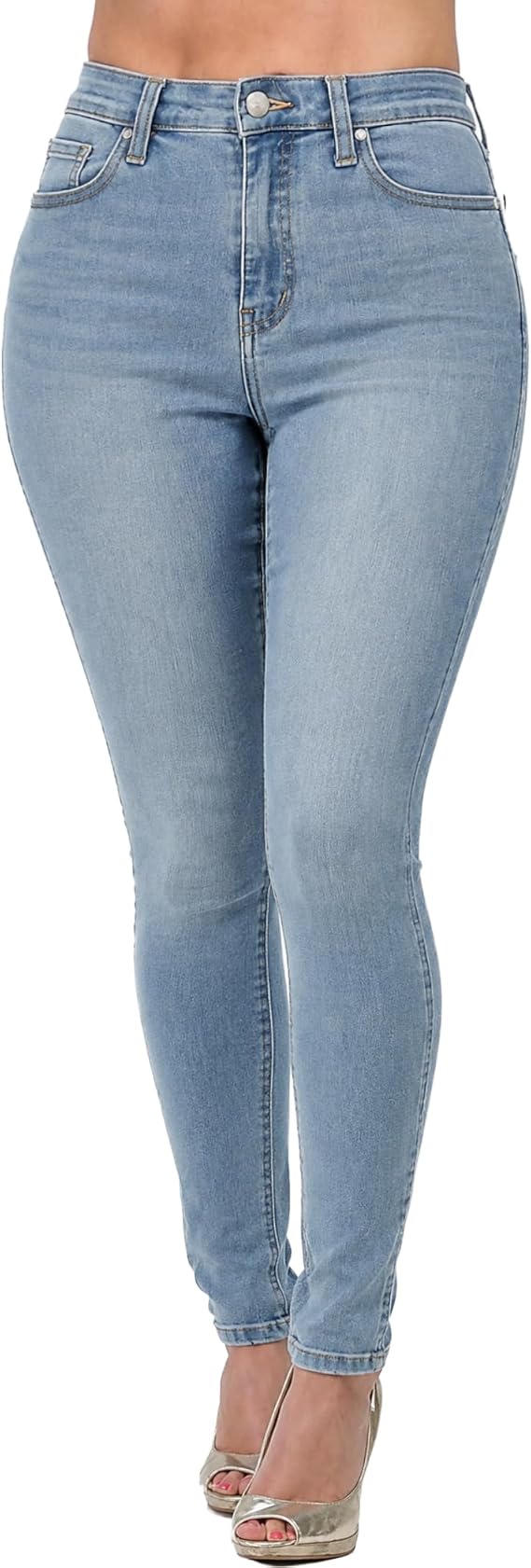 Ultra Stretch Skinny Jeans for Women with Pockets