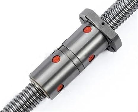 1pc SFU1604/1605/1610 Set Rolled Ball Screw C7 with End Machined+Double Ball Nut/Single Nut for RM1604/1605/1610(Sfu1605 Double nut,450mm)