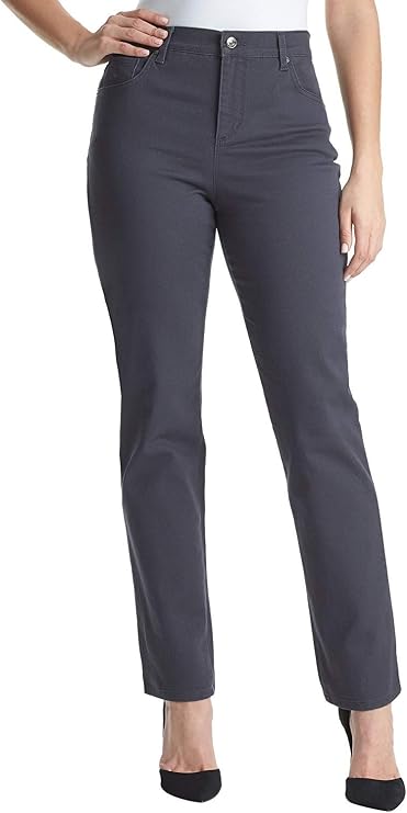 Gloria Vanderbilt Womens Amanda Classic High Rise Tapered Jean Petite