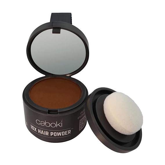Caboki 10X Hair Powder for Thinning Hair Auburn, TALC-Free, Healthful Formula, Instant Fuller Hair, Flawless Roots, Rain and Sweat Resistant, Easy to Use, Men Women
