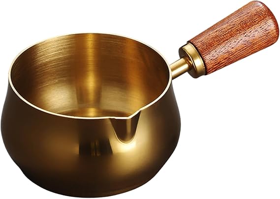 Stainless Steel Sauce Pan Handy Non Stick Cool Handle Saucepan With Pour