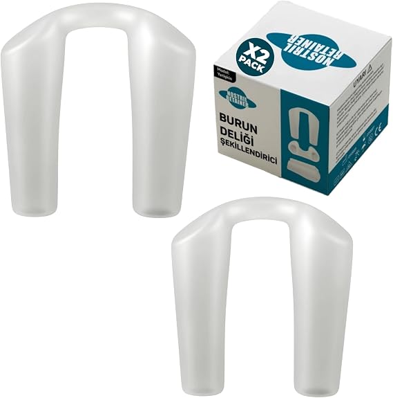 Silicone Nostril Retainer (2 Pack Different Sizes) | Nostril Retainer for Rhinoplasty | Nose Retainer for Surgery | 100% High-Grade Silicone | Nasal Retainer (6 & 7)