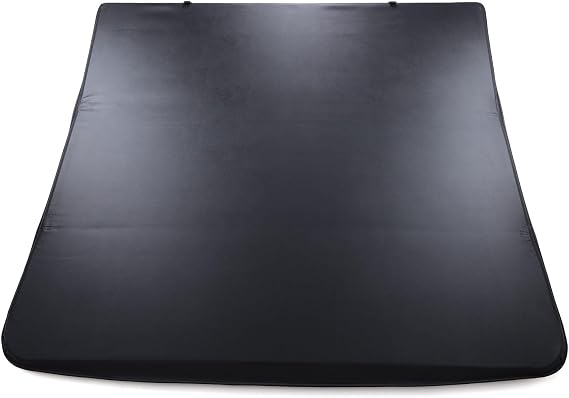 Black Truck Bed Folding Soft Tonneau Cover Compatible with Isuzu D-Max MK3 RG 2021+ Tri-Fold Pickup Cargo Load Bed Black Cover 3 Fold Low Profile