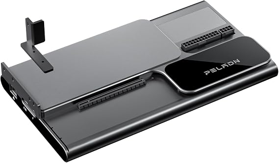 PELADN S-3 eGPU Dock with Thunderbolt 5 Cable - External GPU Dock Equipped 64Gbps PCIe 4.0 x 4 Slot, PCIe 3.0 Slot, Dual 80Gbps Thunderbolt 5 Ports,SD 4.0 Card Slot, Support ATX/SFX/140W PD