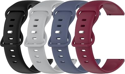 Chofit Compatible with Cubitt Viva Pro, Viva, Aura Pro, Aura Watch Bands,Soft Silicone Wristband Adjustable Quick Release Replacement Band Strap Smartwatch Accessories