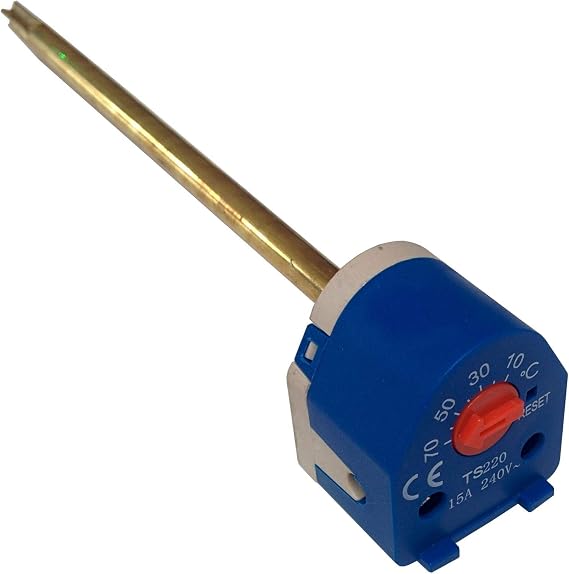 Duratherm Resetable Immersion Heater Thermostat 7 Inch 49020307
