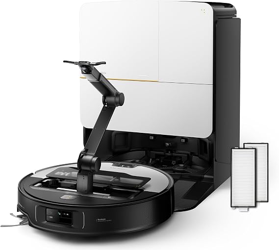 roborock Saros Z70 Robot Vacuum Cleaner and Washable Filter Bundle