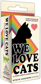 Steve Jackson Games We Love Cats | A Game About Adopting Cats!