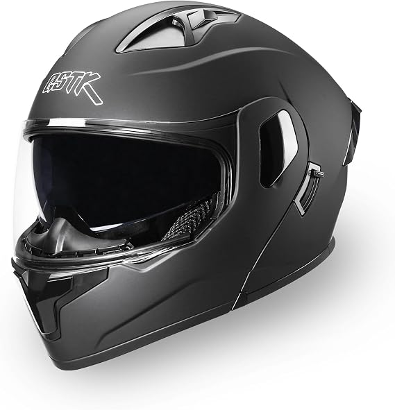 Full Face Motorcycle Helmet DOT Approved Modular - Interchangeable Lens, Breathable ABS Motocross Helmet with Detachable Washable Liner for Youth & Adults