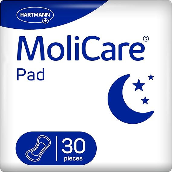 MoliCare Pad Night Unisex Incontinence Pads, 30 Pads