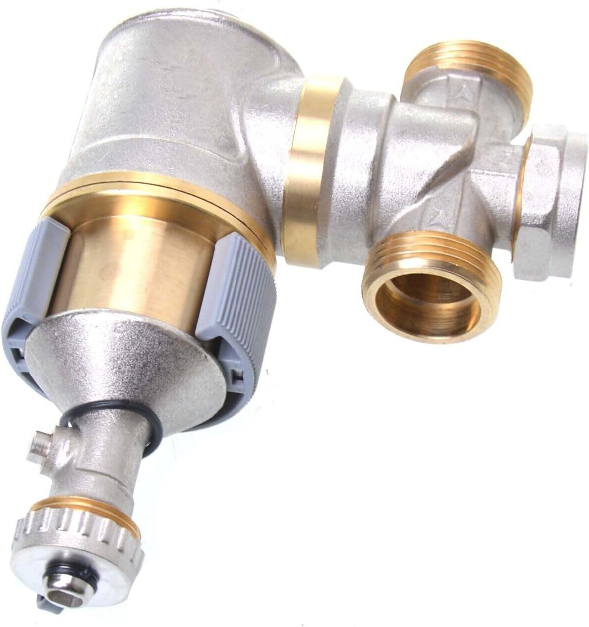 Magnetischer Schlammabscheider - Messing Heizungsfilter für Effiziente Reinigung Universal Montage Magnetabscheider 10 bar - Fernwärmeanlagen Heizung Magnetischer Filter (1)