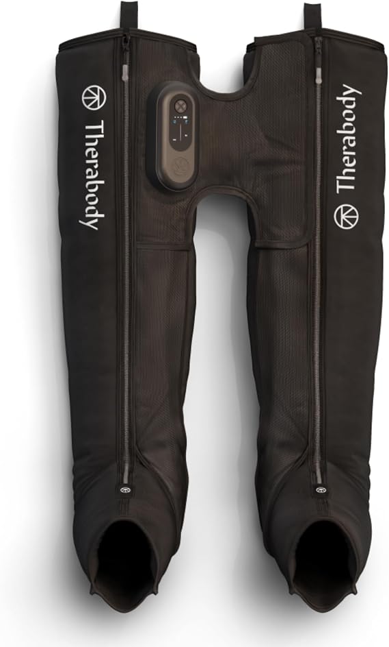 Therabody JetBoots Prime Wireless Compression Boots | Long 35"+ Inseam | 4 Pressure Levels Boost Circulation, Reduce Soreness & Speed Recovery | Long 37"+ Leg Length | Measure Before Ordering