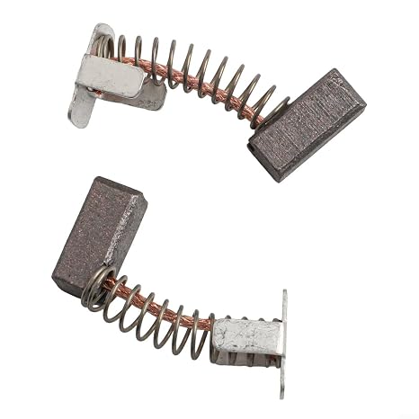 Carbon Brush Set 2609199169 for Compatible with for GDS 18 V-LI GDR 14.4 V-LI Electric Motors 5.8x6.1x12.1mm Black Gold Repair Kit