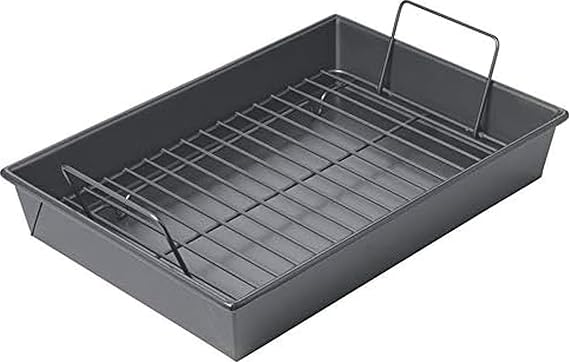 Chicago Metallic Roasting Pan with Rack - 9.5 Inch